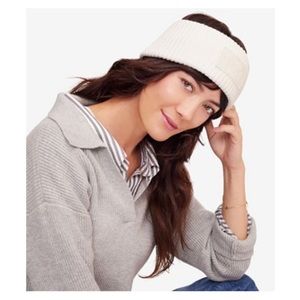COACH White Cable Knit Winter Headband - NEW IN PKG